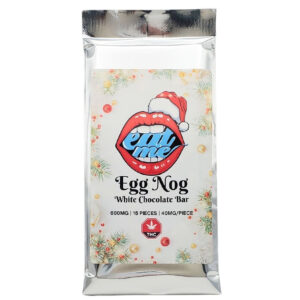 Barre de THC saveur canne de Noël – Lait de poule