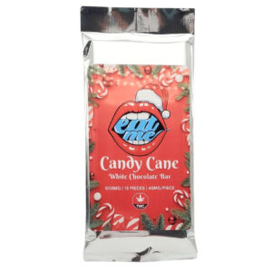 Barre de THC à la canne de Noël – Chocolat blanc