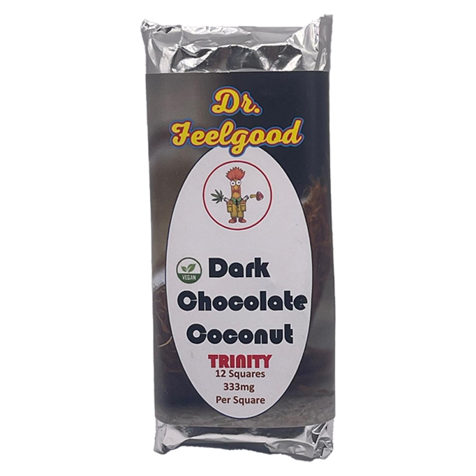 Dr. Feelgood – Barre de chocolat noir à la noix de coco