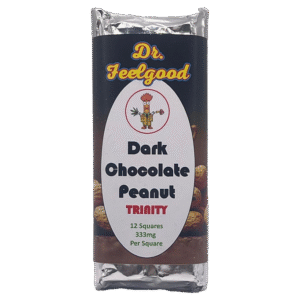 Barre de chocolat noir et cacahuètes Dr. Feelgood
