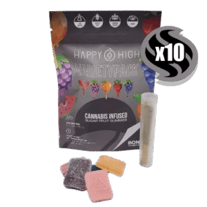 Bonbons gélifiés infusés au cannabis HAPPY HIGH