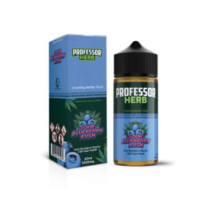 Liquide de vapotage CBD Professor Herb 1000 mg, saveur Sour Blueberry Kush