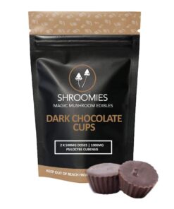 Champignons – Tasses de chocolat noir