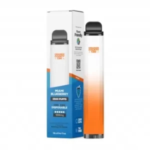 Stylo vaporisateur Miami Blueberry XL 1000 mg CBD + CBG (prêt à l'emploi)