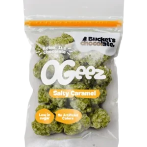 Chocolat en forme de cannabis, paquet de 1, caramel salé (40 g)