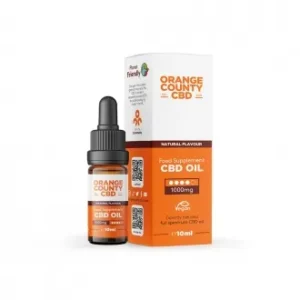 Huile de CBD naturelle à spectre complet 1000 mg, 10 ml