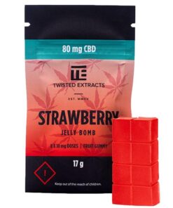 Twisted Extracts – Bombe de gelée de fraise au CBD
