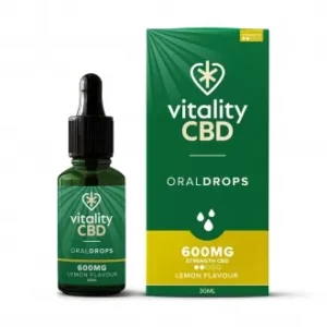 Gouttes orales de CBD, saveur citron, 30 ml